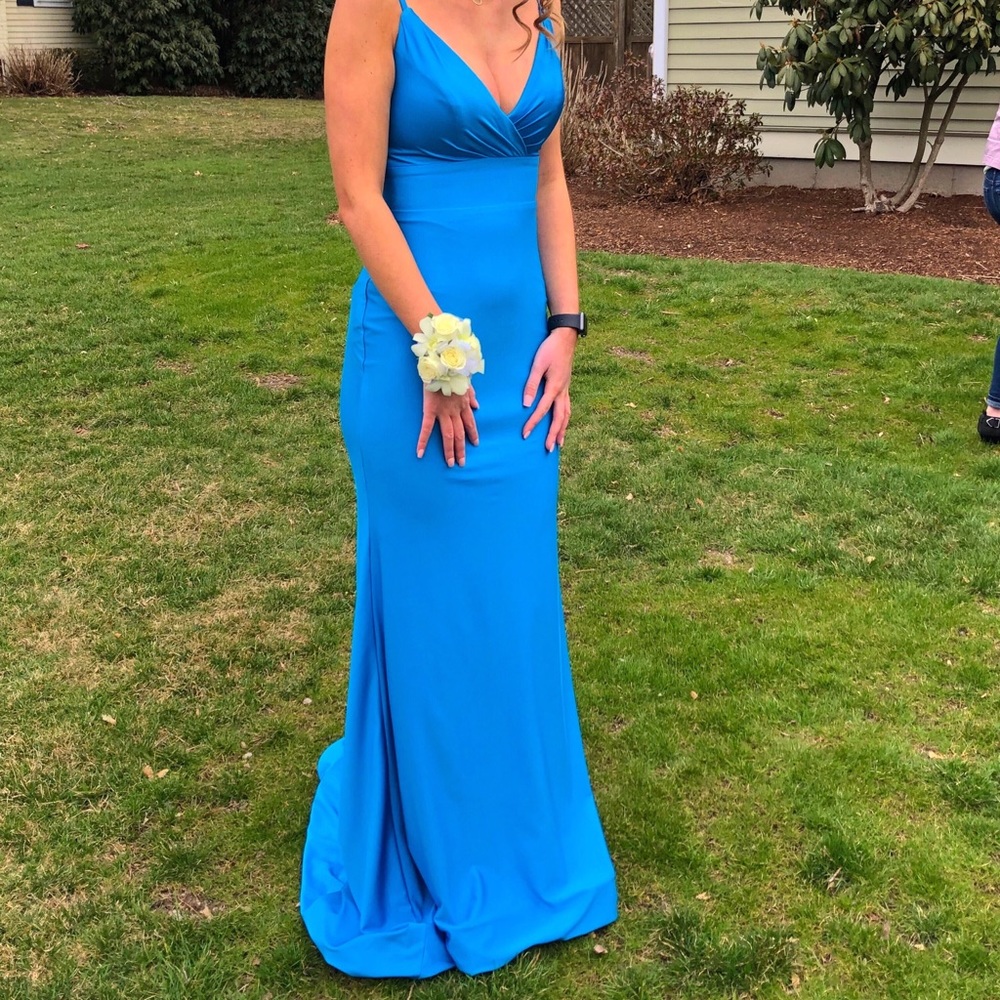 Blue dress